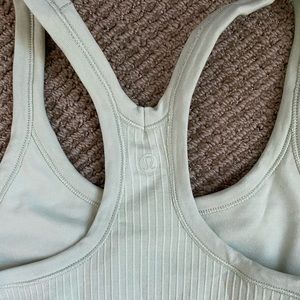 Lululemon Power Y Tank Mink Green Size 4